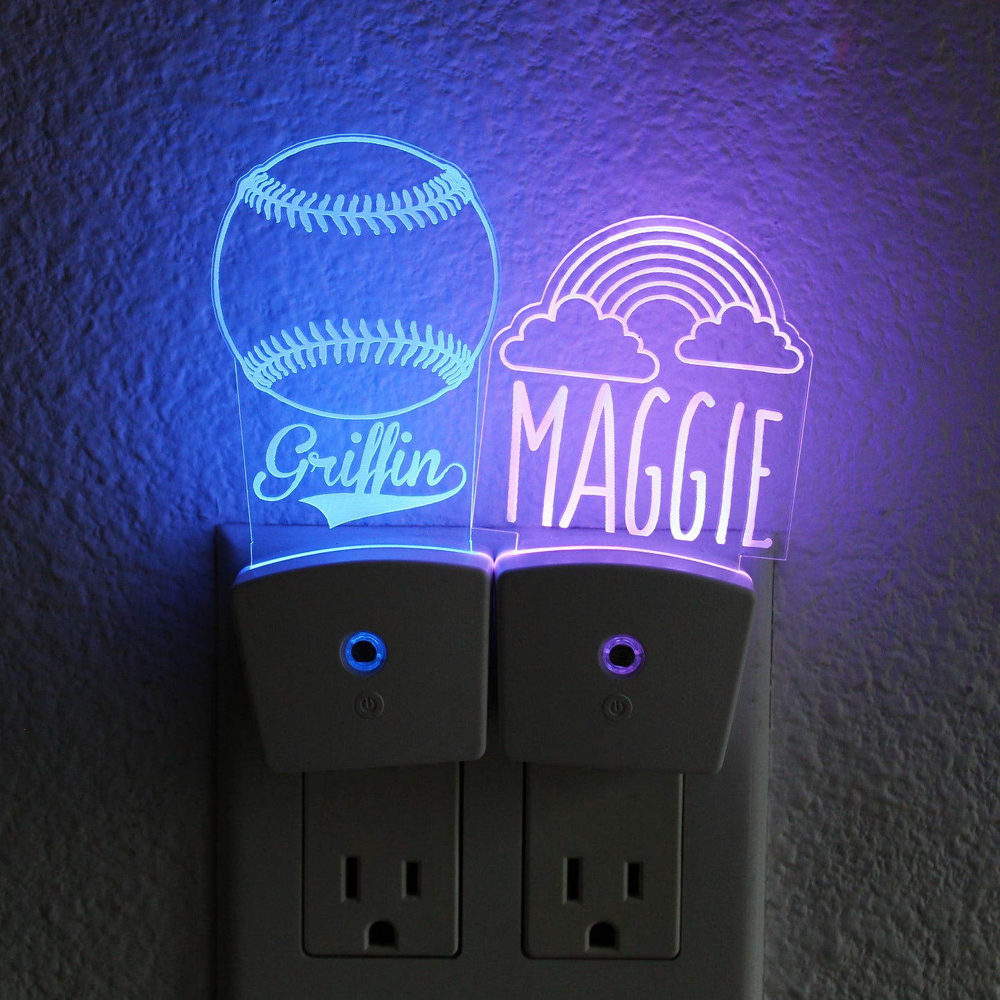 Kid's Night Light Wall Plug | Dump Truck
