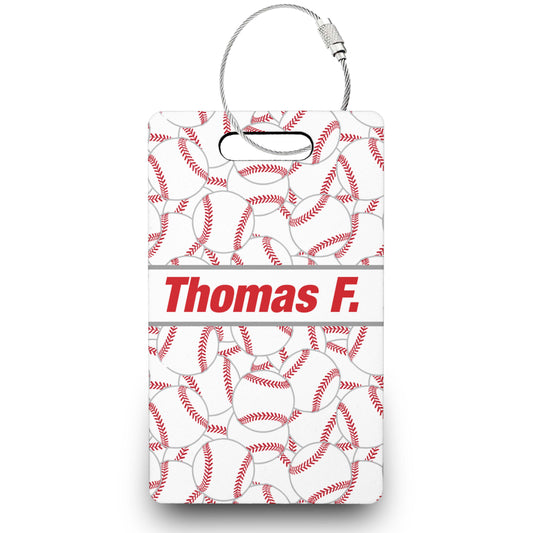 Personalized Baseball Bag Tag | Pattern