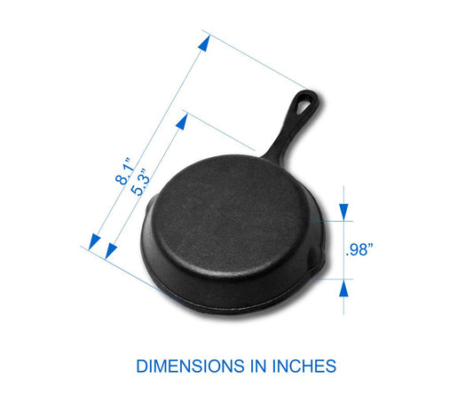 Personalized Cast Iron Pan | Monogram Circle
