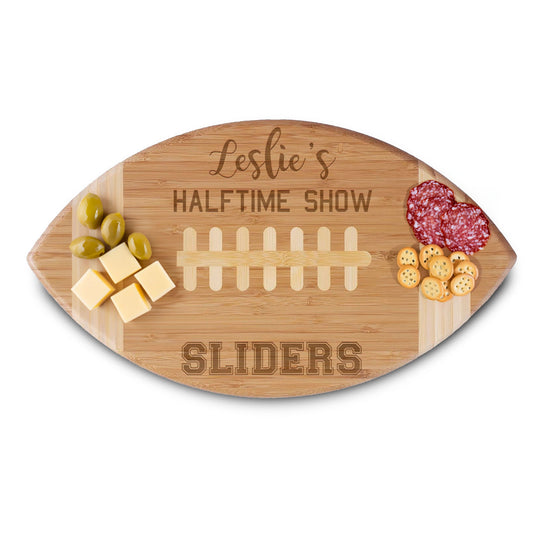 Personalized Football Cutting Board | Leslie
