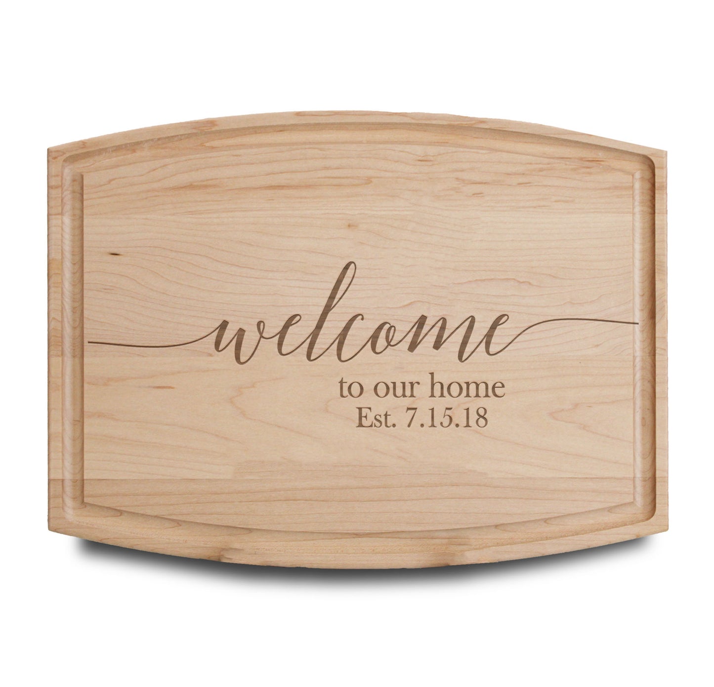 Personalized Cutting Board | Maple Arch 12" x 9"