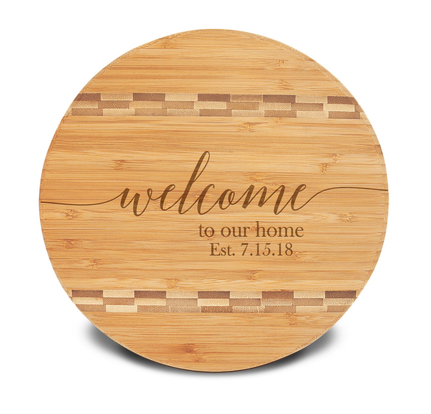 Personalized Cutting Board | Bamboo Round 12" x 12"
