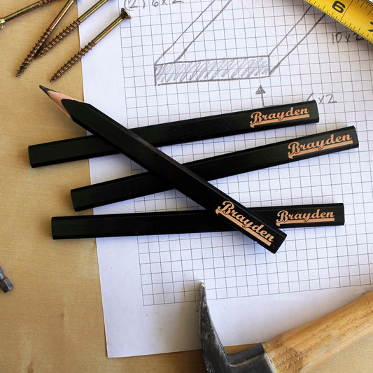 Personalized Carpenter Pencils, set of 4 | Brayden