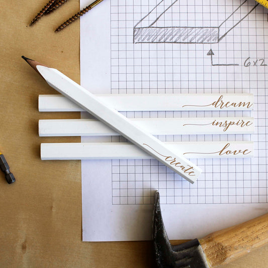 Personalized Carpenter Pencils, set of 4 | BEST DAD EVER