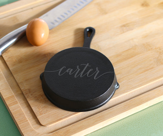 Personalized Cast Iron Pan | Carter