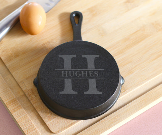 Personalized Cast Iron Pan | Hughes