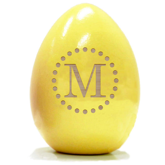 Personalized Wood Easter Eggs | Monogram Dots