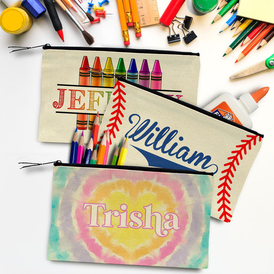 Personalized Pencil Pouch | Baseball
