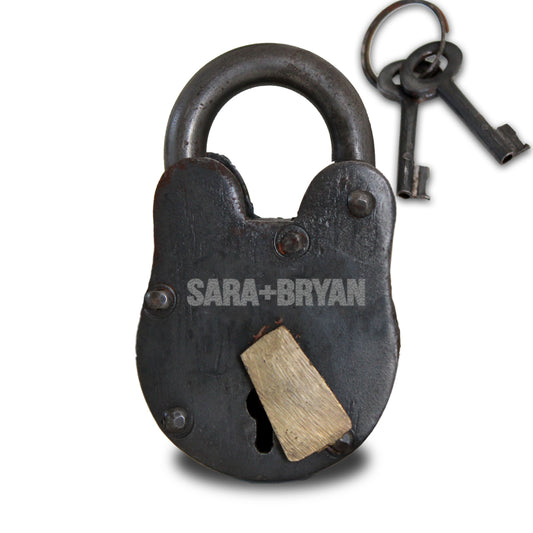 Antique Padlock | SARA+BRYAN