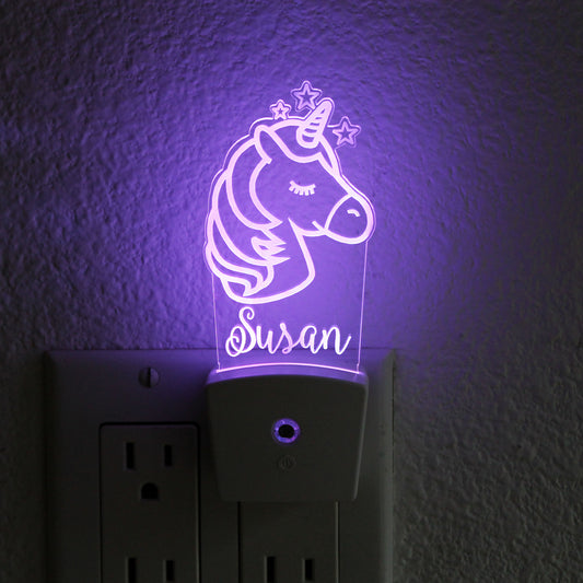Kid's Night Light Wall Plug | Unicorn