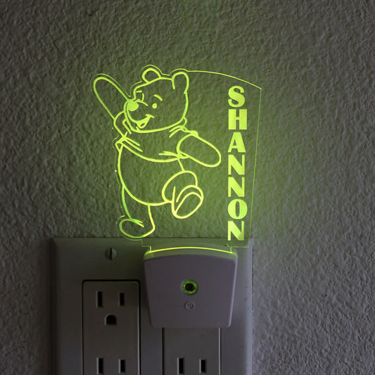 Kid's Night Light Wall Plug | Pooh