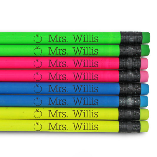 Neon Pencils Set of 10 | Apple