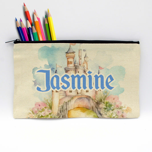 Personalized Pencil Pouch | Princess Castle