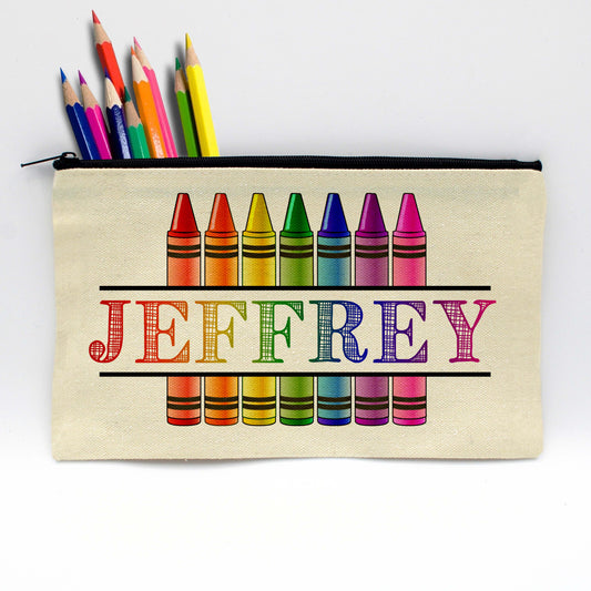 Personalized Pencil Pouch | Crayon