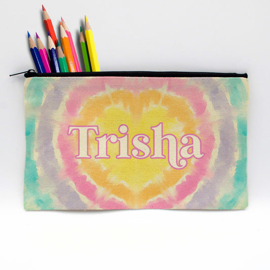 Personalized Pencil Pouch | Tye Dye