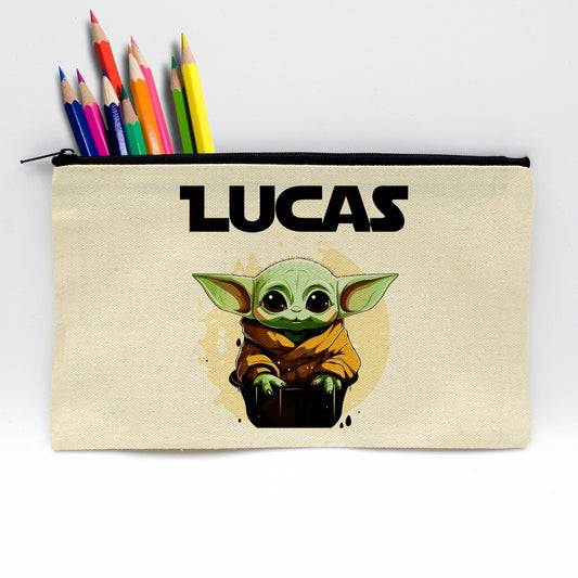 Personalized Pencil Pouch | Yoda