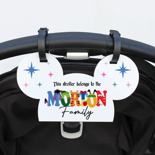 Stroller Name Sign | Disney Characters