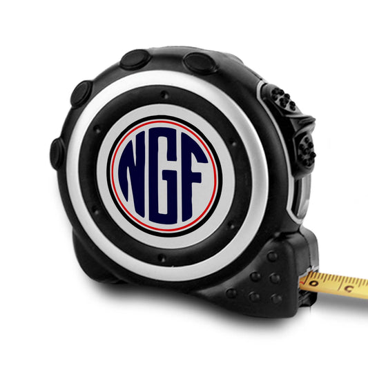 Personalized Tape Measure | 3 Letter Monogram