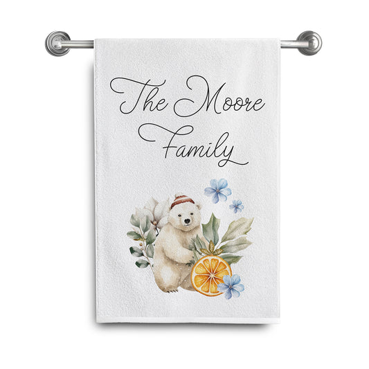 Personalized Christmas Towels | The Moore Family