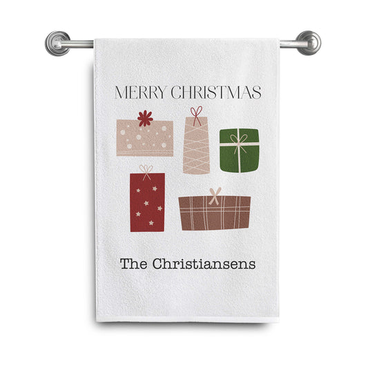 Personalized Christmas Towels | Christiansen