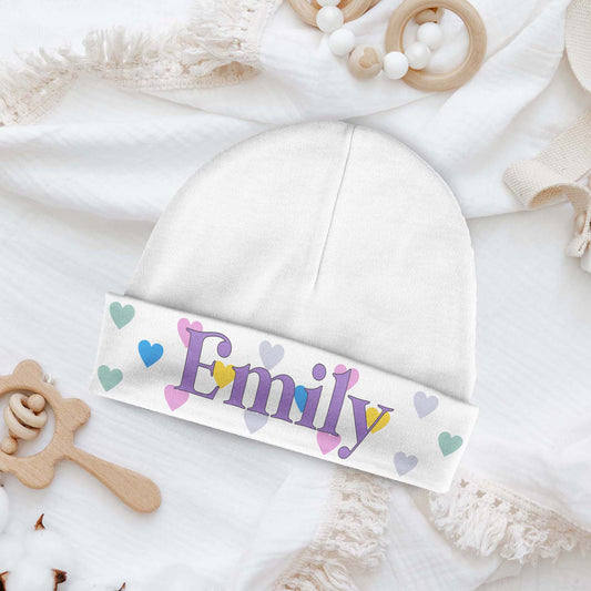 Personalized Baby Beanie | Rainbow Name