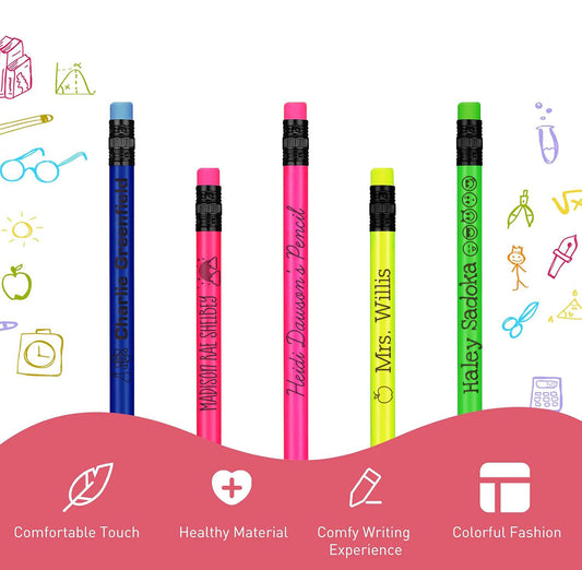 Neon Pencils Set of 10 | Calligraphy