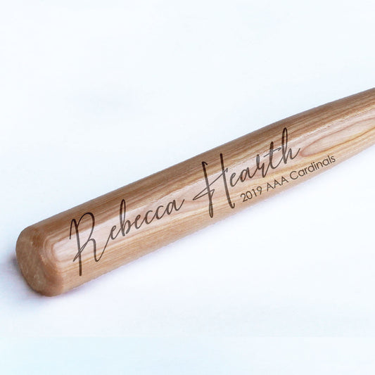 Mini Wood Baseball Bat | Rebecca