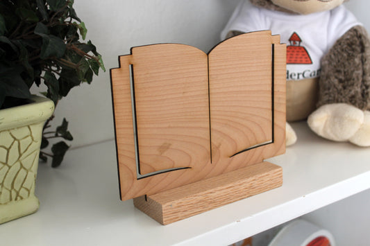Wood Teacher Desk Sign | Book Techer Define