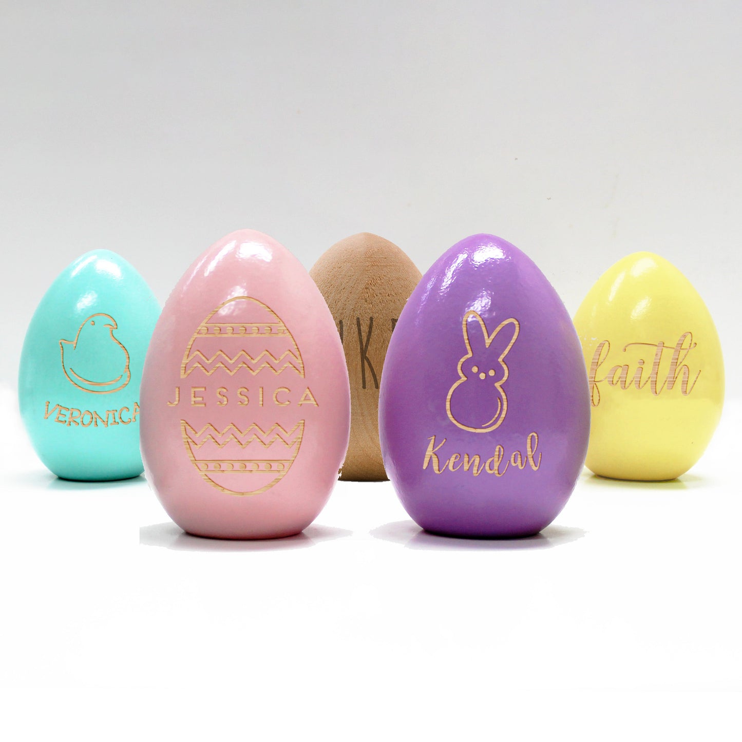 Personalized Wood Easter Eggs | Carter