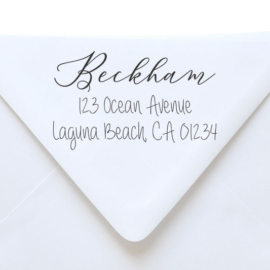 Return Address Self Inking Stamp | Beckham