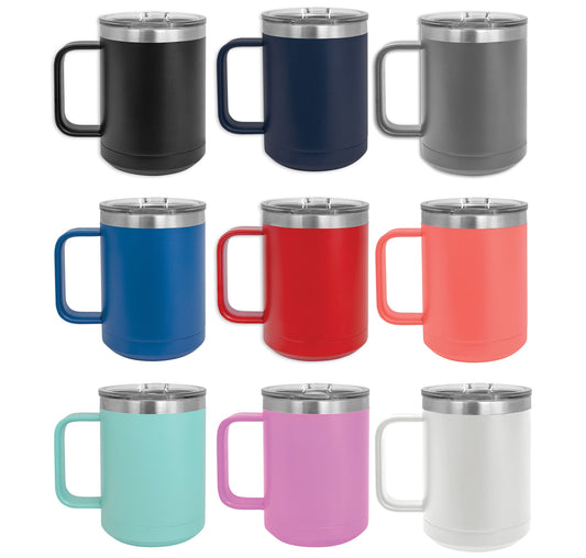 Metal Coffee Mugs | Mom's Brew