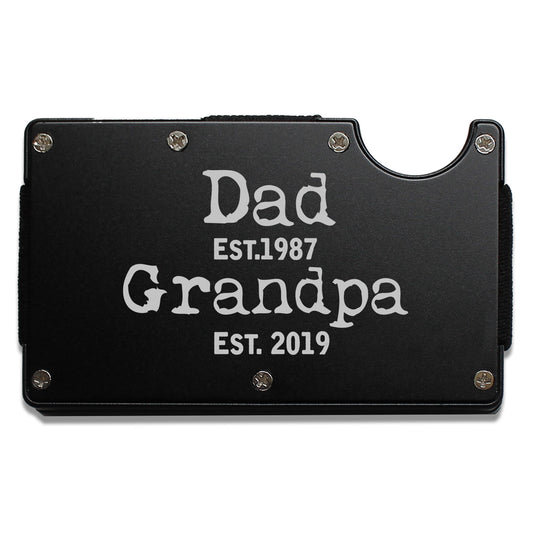 RFID Metal Card Wallet | Dad/Gpa Est