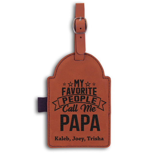 Golf Bag Tag | Favorite People call me PAPA