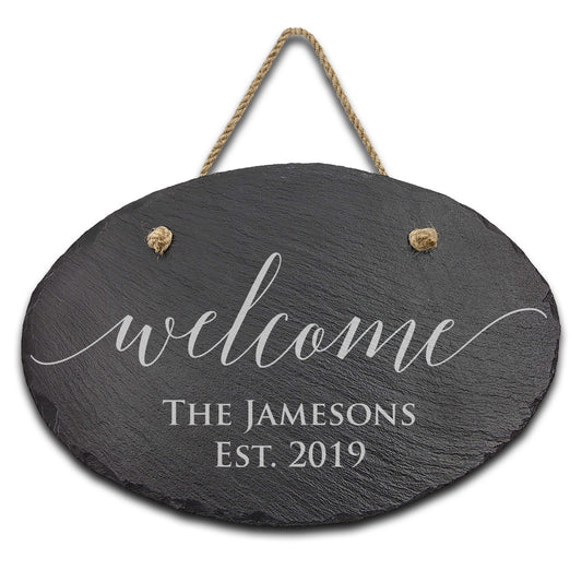 Slate Outdoor Address Sign | Jameson