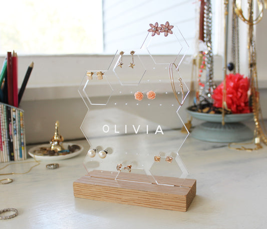 Personalized Jewelry Stands | Olivia
