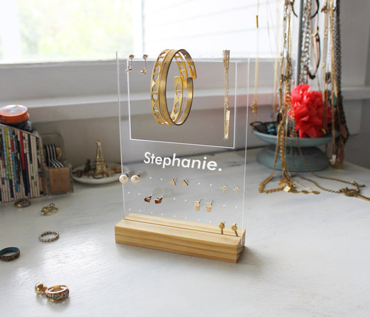 Personalized Jewelry Stands | Stephanie