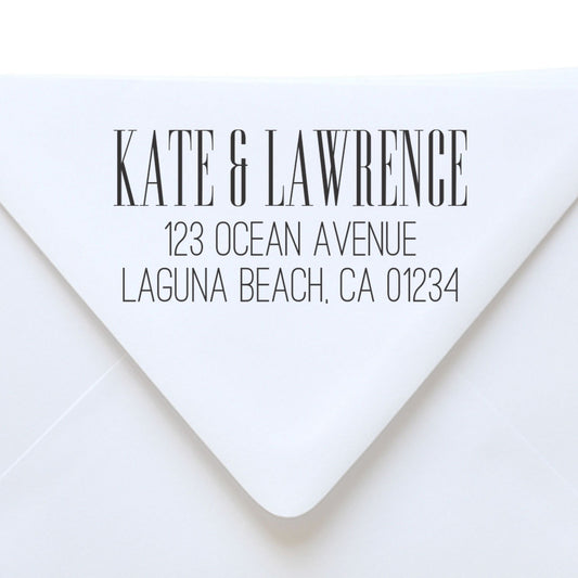 Return Address Self Inking Stamp | Kate & Lawrence