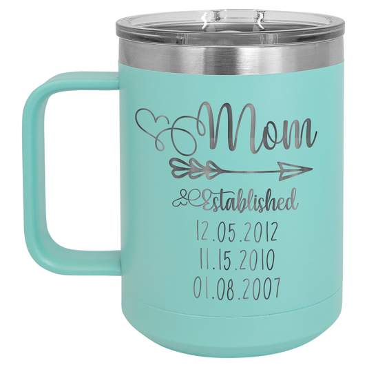 Metal Coffee Mugs | Mom Dates