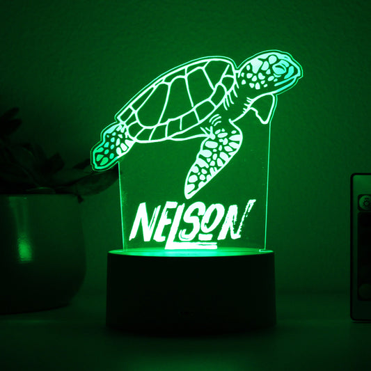 Personalized Children's Night Lights | Turtle