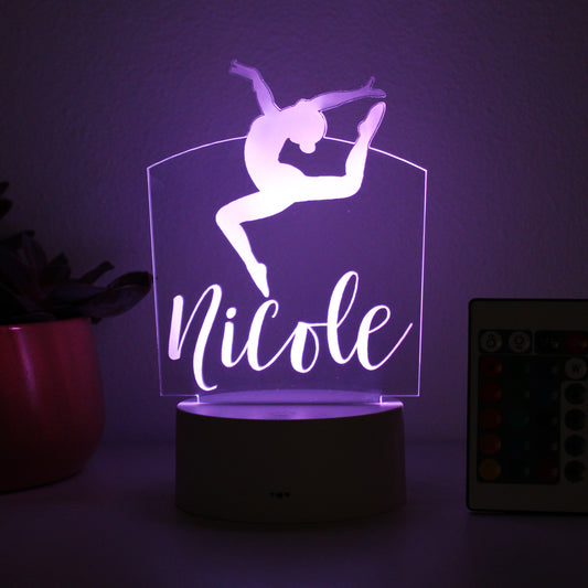 Personalized Children's Night Lights | Gymnastics