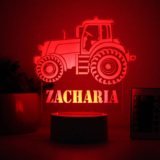 Personalized Children's Night Lights | Tractor