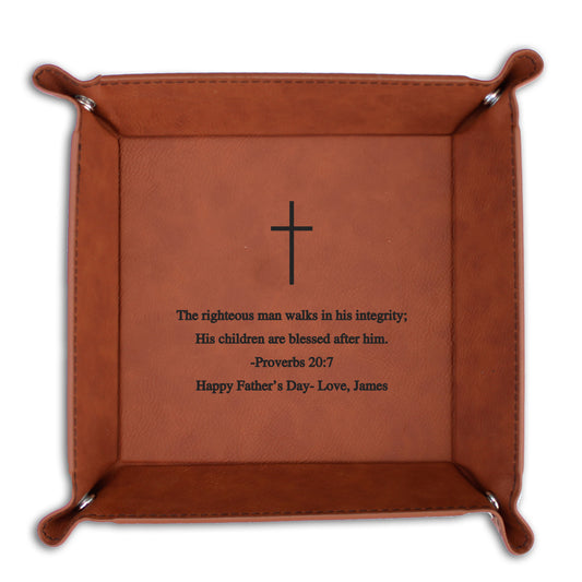 Leather Catch all Tray | Proverbs