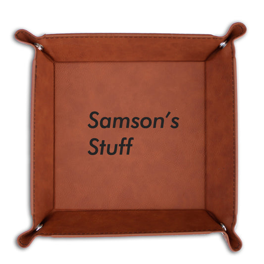 Leather Catch all Tray | Samson's Stuff