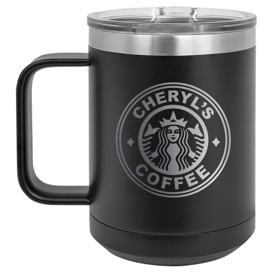 Metal Coffee Mugs | Cheryl's Coffee