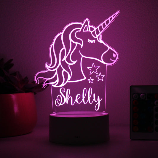 Personalized Children's Night Lights | Unicorn 2
