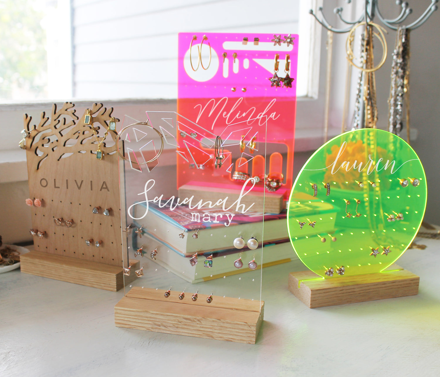 Personalized Jewelry Stands
