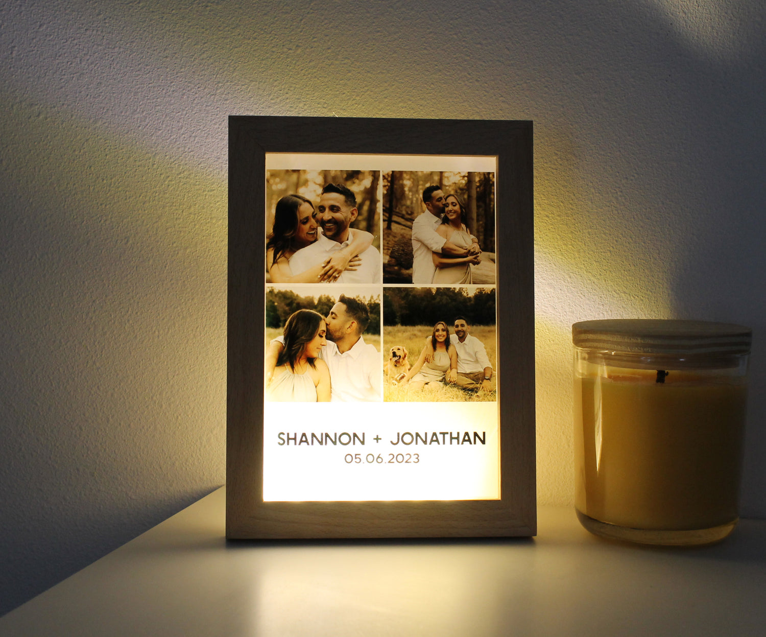 Night Light Photo Frame