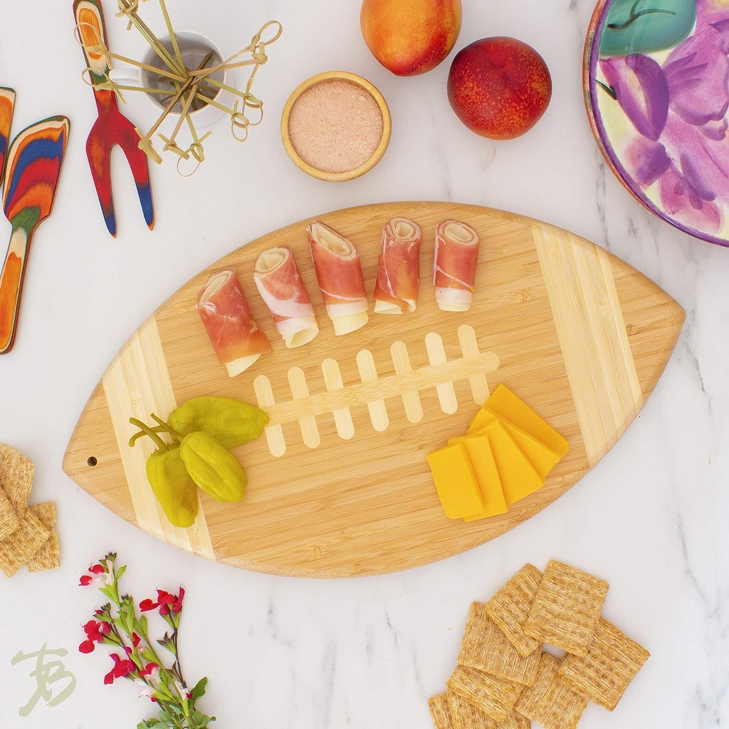 Personalized Football Cutting Board | It's Game Time