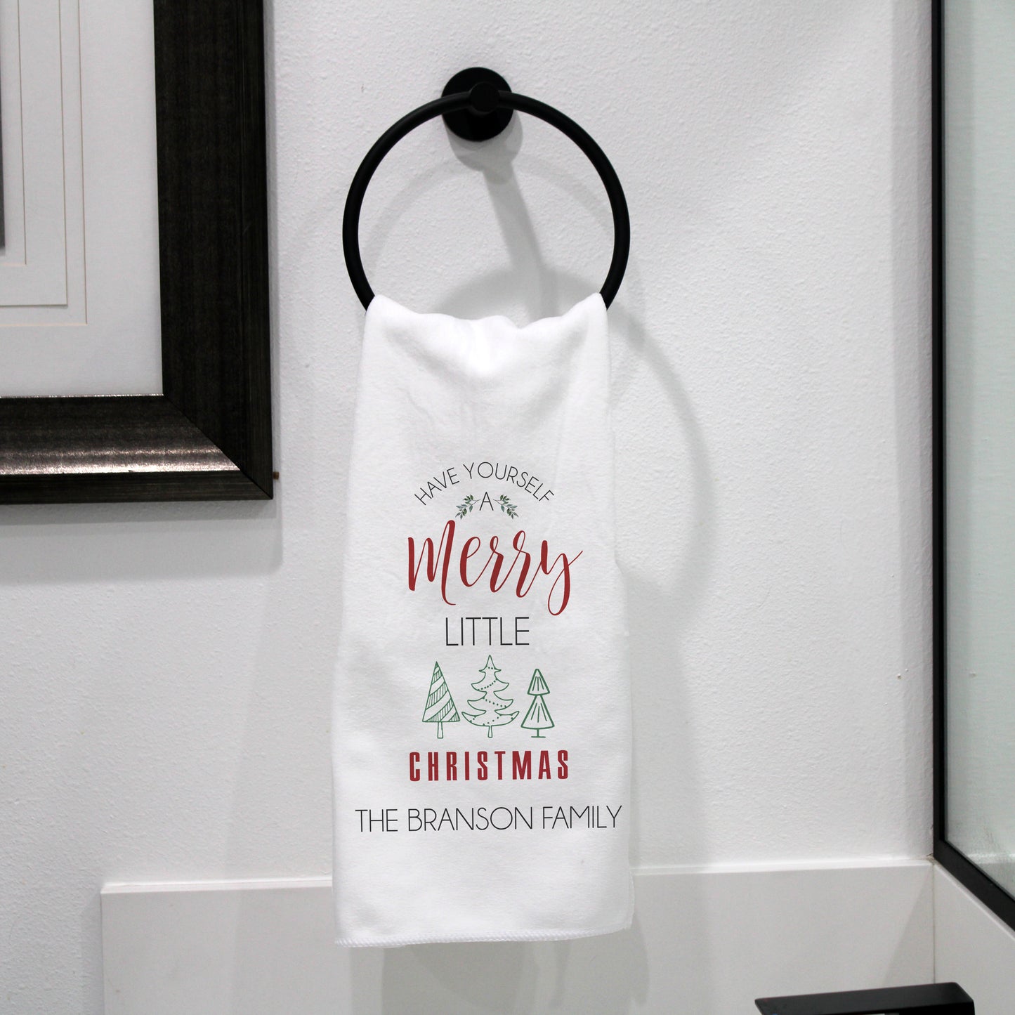 Personalized Christmas Towels | The Greene Family