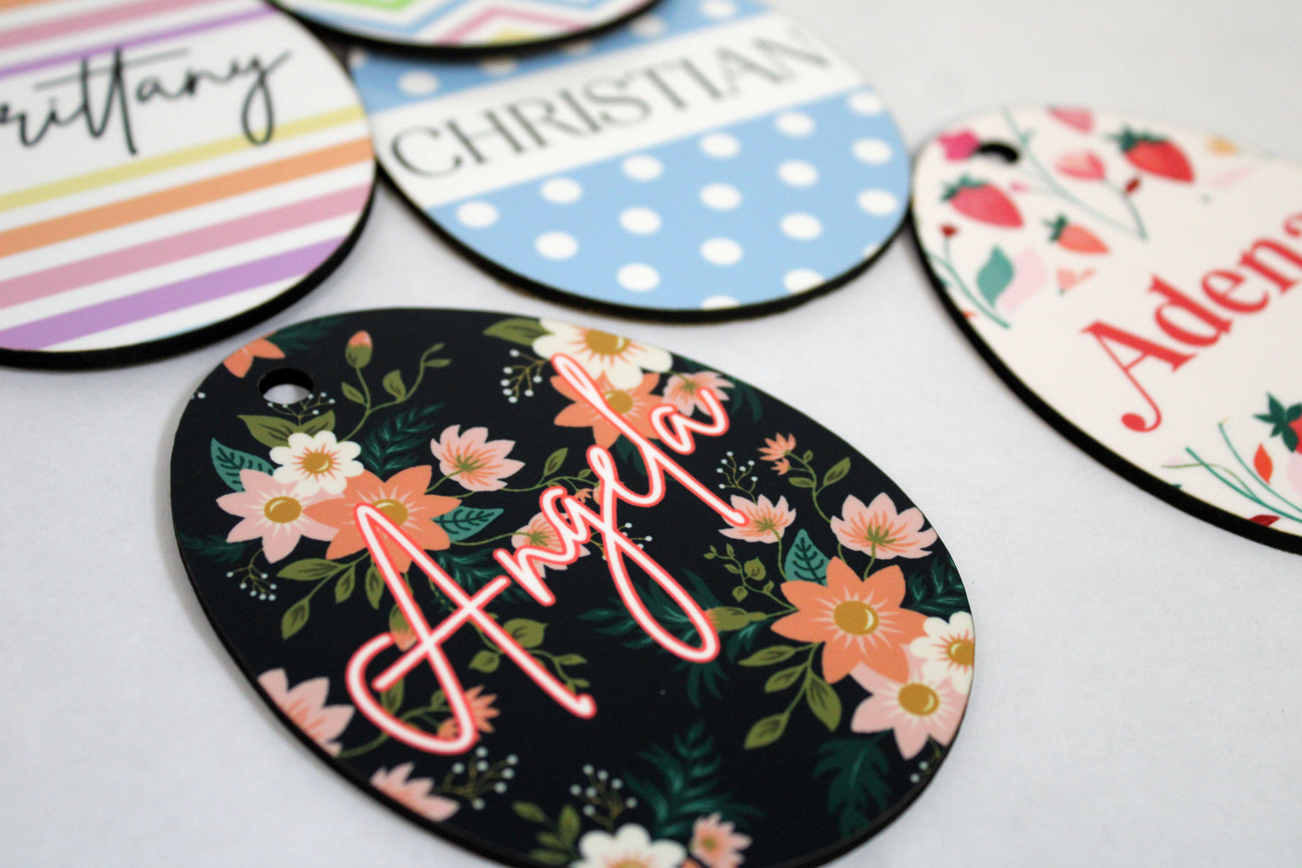Personalized Easter Basket Name Tag | Spring